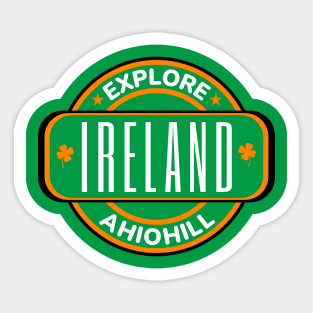 Ahiohill, Ireland - Irish Town Sticker